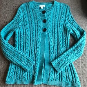 {Charter Club} Blue sweater Petite Medium VGUC